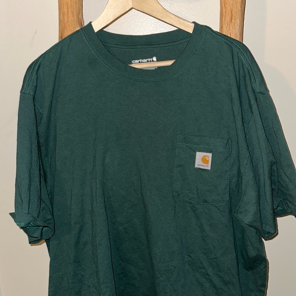 Carhartt Dark Green Pocket T-shirt